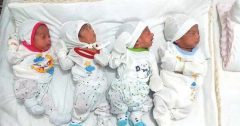 اولین نوزادان ۴ قلو در سال ۱۴۰۱ به دنیا آمدن