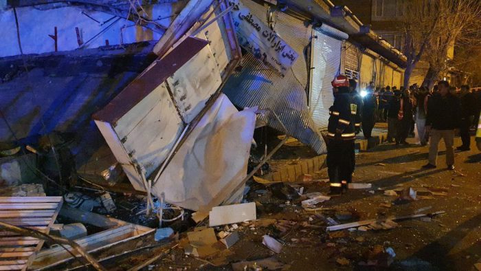 انفجار در بوکان یک باب مغازه را تخریب کرد