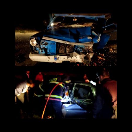 تصادف مرگبار رانندگی در جاده بوکان شاهیندژ