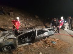 تصادف مرگبار در جاده مهاباد ارومیه جان دو نفر را گرفت