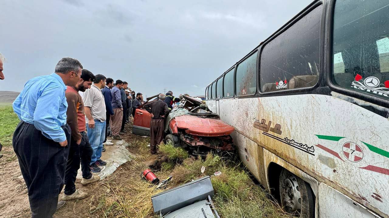 تصادف مرگبار در جاده مهاباد میاندوآب